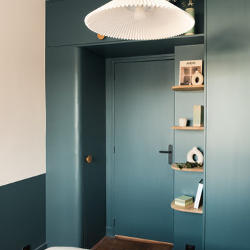 Rénovation colorée d’un appartement années 50