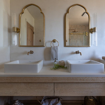 Part 2 - Modern and Understated Mediterranean Escape: Guest Bathroom