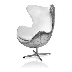 Aviator White Chair - Furniture