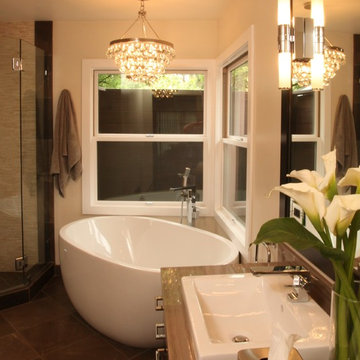 Transitional Bathroom with Elegance