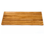 ARB Teak & Specialties - Teak Tile 24" X 14" (61 cm x 35.5 cm), 32"x14" - Upgrade your shower's look, feel, and safety with a beautiful shower mat designed by ARB Teak & Specialties. Naturally wet-resistant and anti-slip, it is the ideal mat for a bathroom or steam room. The wood will never be cold to the touch, and it is cleaner than any textile-based rug or suction-cup mats.