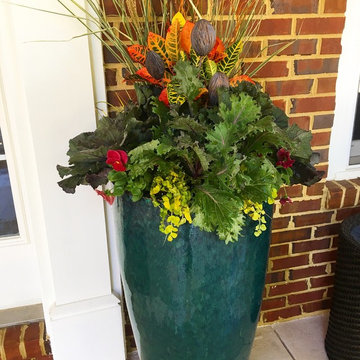 Fall Container Garden Design