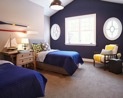 Blue Accent Wall Ideas, Pictures, Remodel and Decor
