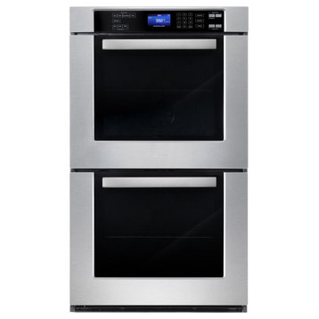 30" Double Electric Wall Oven Self-Cleaning With Convection, Stainless Steel