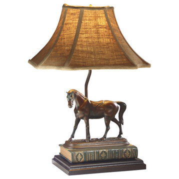 English Race Horse Lamp