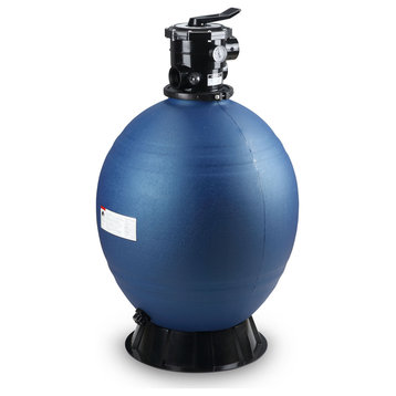 26-Inch Top Mount Swimming Pool Sand Filter With 6-Way Valve