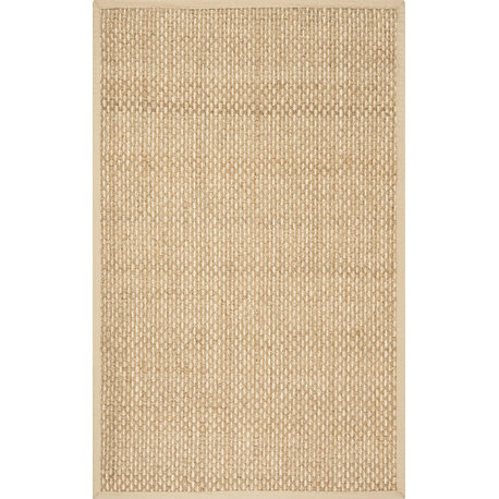 Natural Fiber Nf118A Rug, Natural/Beige, 6'0"x6'0"