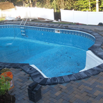 Pool Flagstone Patio , Flagstone Patio , Flagstone Patio , Brick Wall