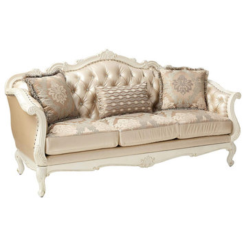 Emma Mason Signature Pacific Sofa w/3 Pillows in Pearl White