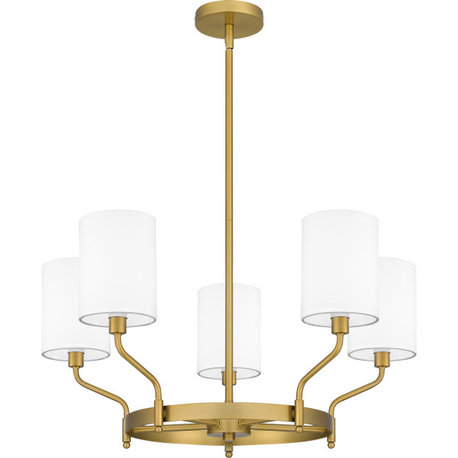 Quoizel PKN5025AB 5-Light Chandelier, Parkington