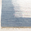 Safavieh Montauk Collection MTK711 Rug, Ivory/Dark Blue, 4' Square