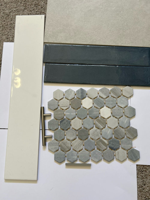 pair white subway with blue accent wall?