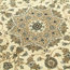 Nain 9La Oriental Rug, Round Hand-Knotted Classic, 154x154 cm