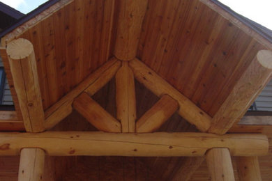 Inspiration for a craftsman porch remodel in Other
