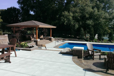 Inspiration for a pool remodel in Omaha