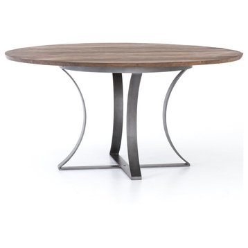 Gage Dining Table, Tanner Brown, 60"