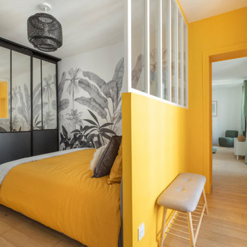 Décoration et rénovation d'un deux-pièces douillet à Paris 18