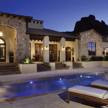 European Twist | Pool View of Camelback Mountain