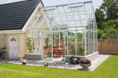 The Cape Cod Gable Attached Greenhouse