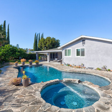 Calabasas, Smooth Stucco, Re-stucco, Outdoors Living Space.