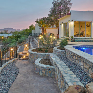 Hillside Backyard Renovation El Paso