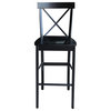 X-Back Bar Height Stool - 30" Seat Height