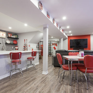 Oakville | Themed Basement Build