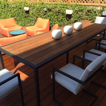 IPE multi level modern backyard