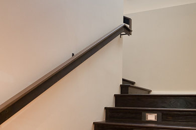 Example of a trendy staircase design in Albuquerque