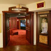 Home theater door ideas