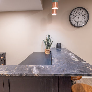 Basement Remodel with Family Room, Craft Studio, and More
