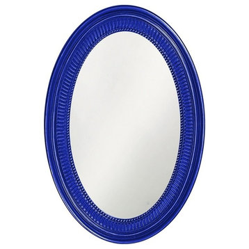 Howard Elliott Ethan Glossy Royal Blue Mirror