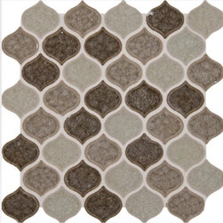 Taza Blend Lantern Cracked Glass Mosaic - Mosaic Tile