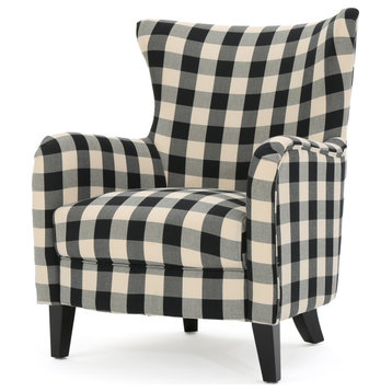 GDF Studio Arador Contemporary Fabric Upholstered Club Chair