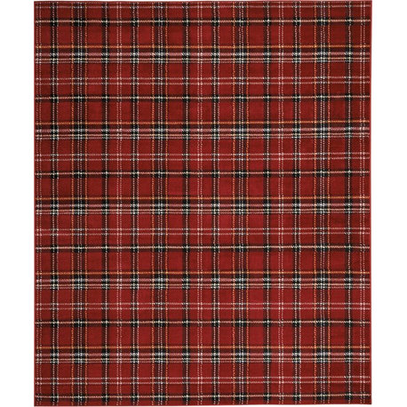 Nourison Grafix Red Area Rug, Rectangular 5'3"x7'3"