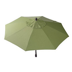 Christy Sports 9' Push Tilt Market Umbrella Olive - Outdoor Umbrellas