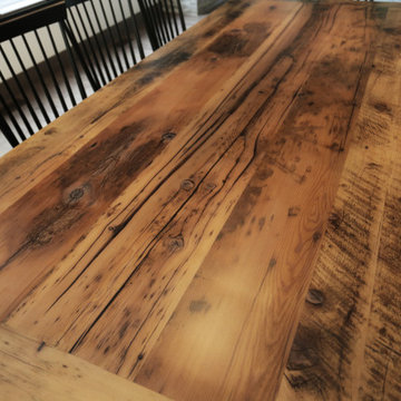 Reclaimed Wood Harvest Tables