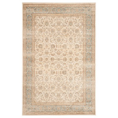 Safavieh Hand-Knotted Peshawar Vegetable Dye Ivory/ Gold Wool Rug - 8' x 10