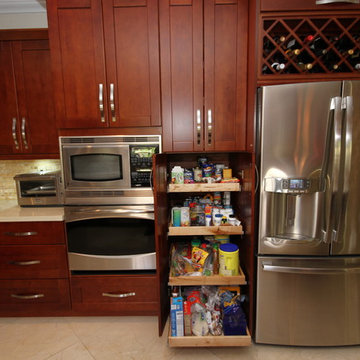 Contemporary Kitchen with a Rustic Touch - Doral, FL