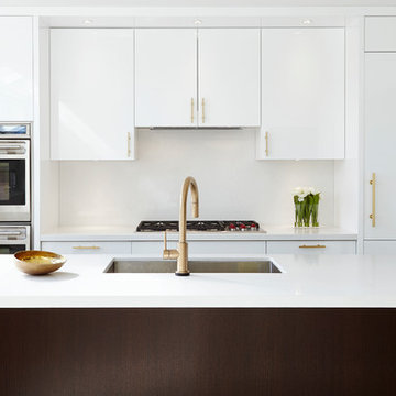 Gold Accented Kitchen