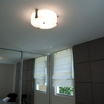 Tara Flush-Mount LED in Bedroom