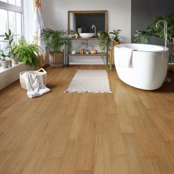 7mm+pad Toffee Water-Resistant Distressed Engineered Strand Bamboo - Flooring