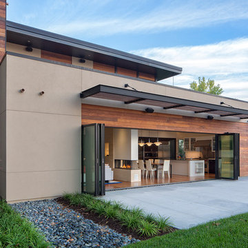 Contemporary Lake House