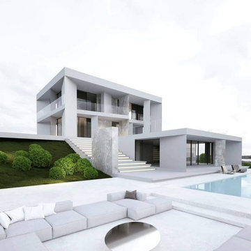 Modern villa design in Dubai