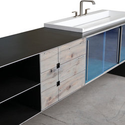 Modular Steel Vanity - Bathroom Vanities And Sink Consoles