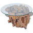 vidaXL Coffee Table With Teak Driftwood, 60 cm