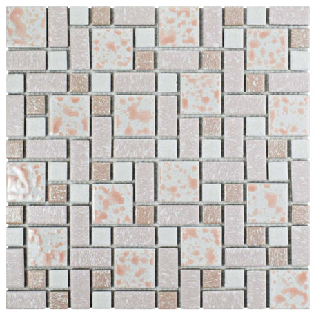 University Pink Porcelain Floor and Wall Tile