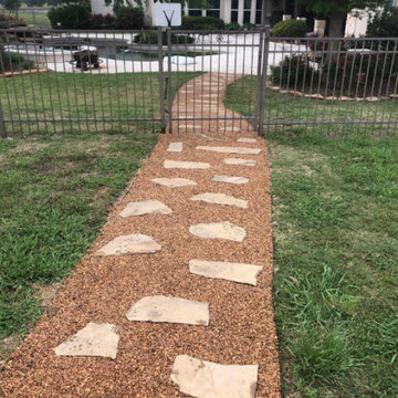 Stone and Rock Walkways with Howell Pathways Klingstone Paths and Bender Board