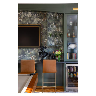Easton Estate - Transitional - Home Bar - Bridgeport - by Dominique ...