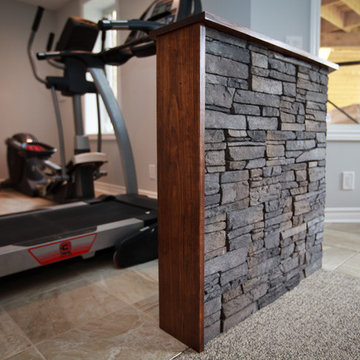 Pickering Family's New Basement Rec. Room